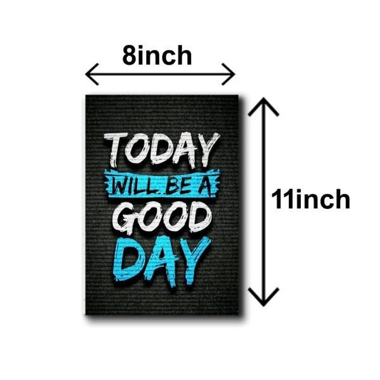 Set Of 6 Motivational Wooden Canvas Frames For Wall Decore (8x11)